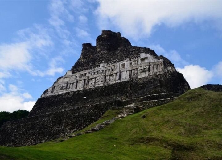 Xunantunich Maya ruin El Castillo in Belize